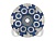 Фреза алмазная торцевая ФАТ сплошной D100*М14 RING BLUE 30/40